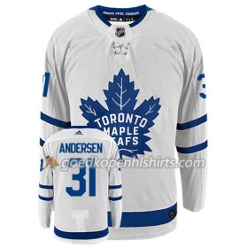 Toronto Maple Leafs FREDERIK ANDERSEN 31 Adidas Wit Authentic Shirt - Mannen